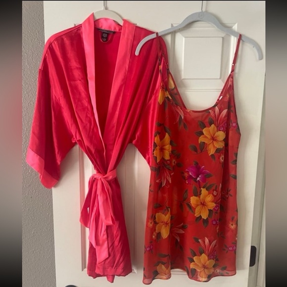 Satin Robe and Nightgown Set - Picture 1 of 2